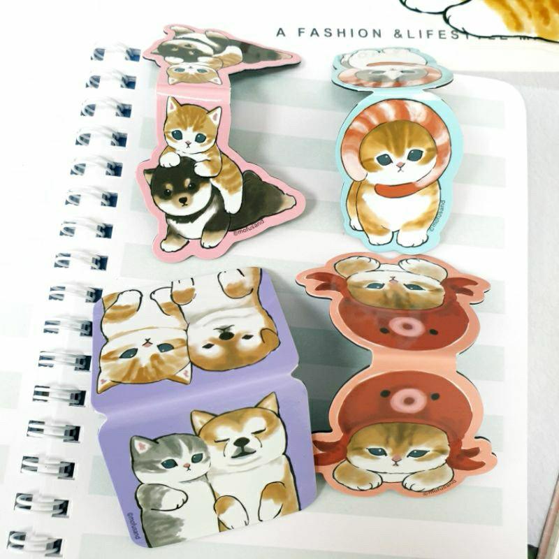 現貨正版 貓福珊迪 造型磁鐵書夾 磁性書夾 鯊魚貓 磁性書籤 可愛書夾 貓咪 書夾 造型書籤 磁鐵書夾 台灣製-細節圖5