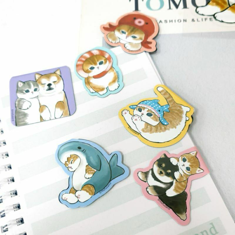 現貨正版 貓福珊迪 造型磁鐵書夾 磁性書夾 鯊魚貓 磁性書籤 可愛書夾 貓咪 書夾 造型書籤 磁鐵書夾 台灣製-細節圖9