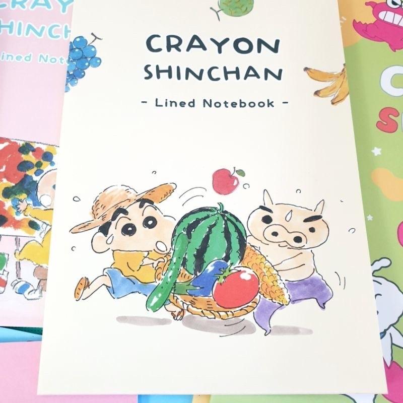 現貨正版 蠟筆小新 25k筆記本 橫線定頁筆記 小新 記事本 小白 小葵 固頁筆記本 橫線筆記本 野原新之助筆記本-細節圖6