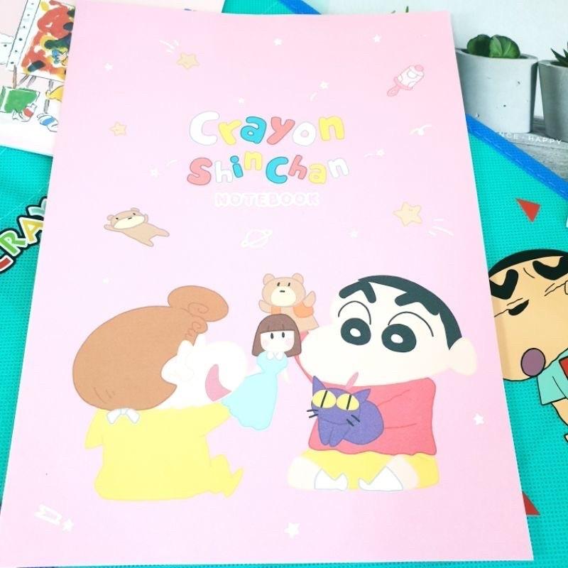 現貨正版 蠟筆小新 16k橫線筆記本 固頁筆記本 野原新之助 16k定頁筆記本 記事本 小白 橫線定頁筆記 巧克比 筆記-細節圖7