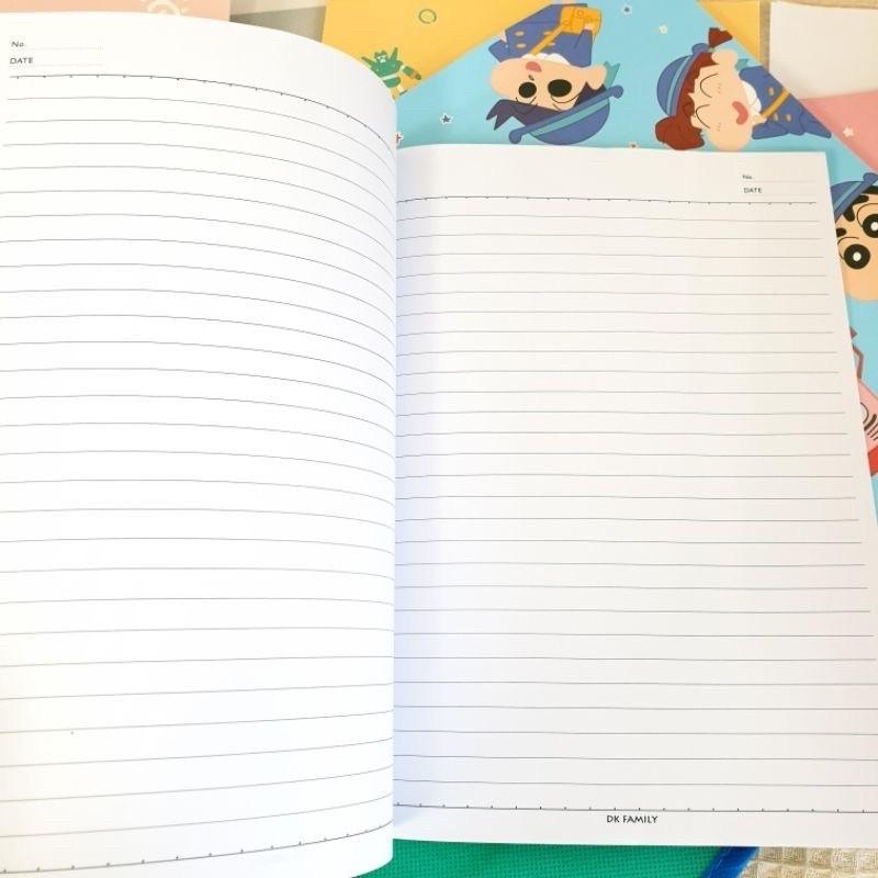 現貨正版 蠟筆小新 16k橫線筆記本 固頁筆記本 野原新之助 16k定頁筆記本 記事本 小白 橫線定頁筆記 巧克比 筆記-細節圖8