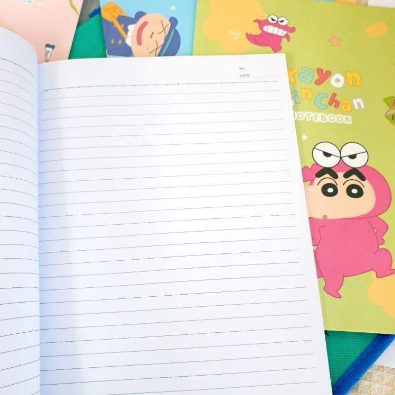 現貨正版 蠟筆小新 16k橫線筆記本 固頁筆記本 野原新之助 16k定頁筆記本 記事本 小白 橫線定頁筆記 巧克比 筆記-細節圖9