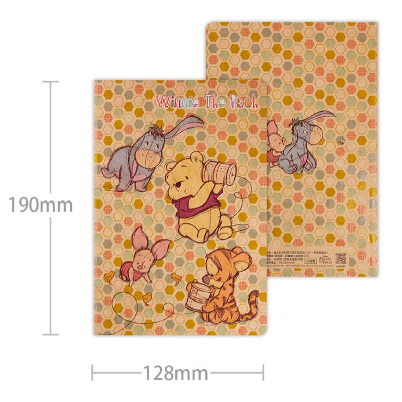 現貨正版 迪士尼 好可愛定頁筆記  32K筆記本 定頁可撕筆記 筆記本 彩色筆記本 信紙 便條紙本 備忘 維尼筆記本-細節圖7