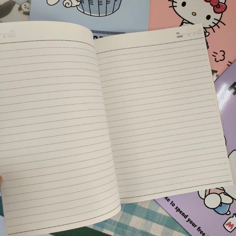 現貨正版 三麗鷗 16開筆記本 橫線 kitty筆記 計畫本 手帳 日記 記事本 酷洛米筆記本 美樂蒂 大耳狗 凱蒂貓-細節圖5