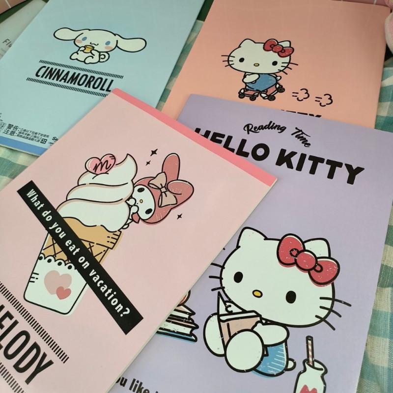 現貨正版 三麗鷗 16開筆記本 橫線 kitty筆記 計畫本 手帳 日記 記事本 酷洛米筆記本 美樂蒂 大耳狗 凱蒂貓-細節圖7