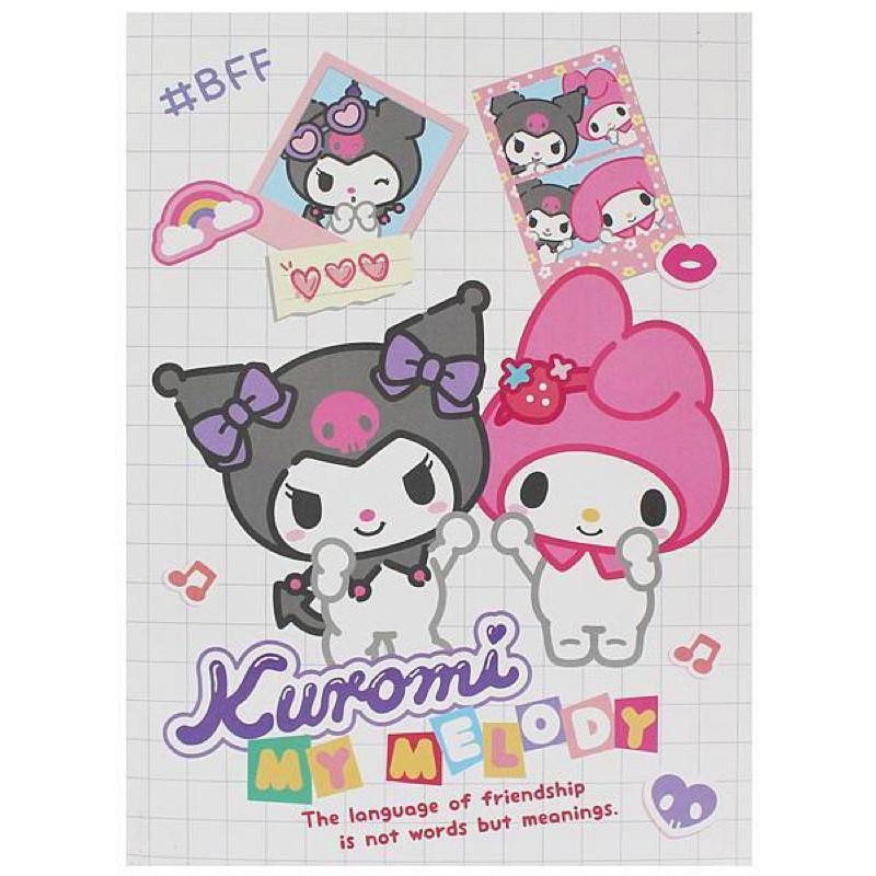現貨正版 三麗鷗 16開筆記本 橫線 kitty筆記 計畫本 手帳 日記 記事本 酷洛米筆記本 美樂蒂 大耳狗 凱蒂貓-細節圖8