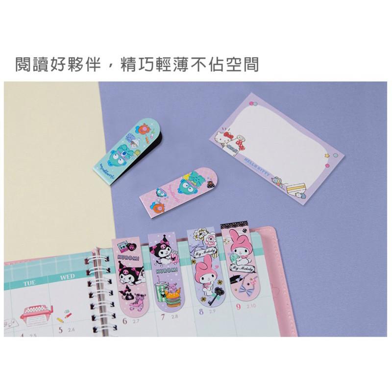 現貨正版 三麗鷗 磁性書籤 2入 2入書籤 雙子星 美樂蒂 酷洛米 書籤 磁鐵  可愛書夾 造型書籤 布丁狗 大耳狗書籤-細節圖3