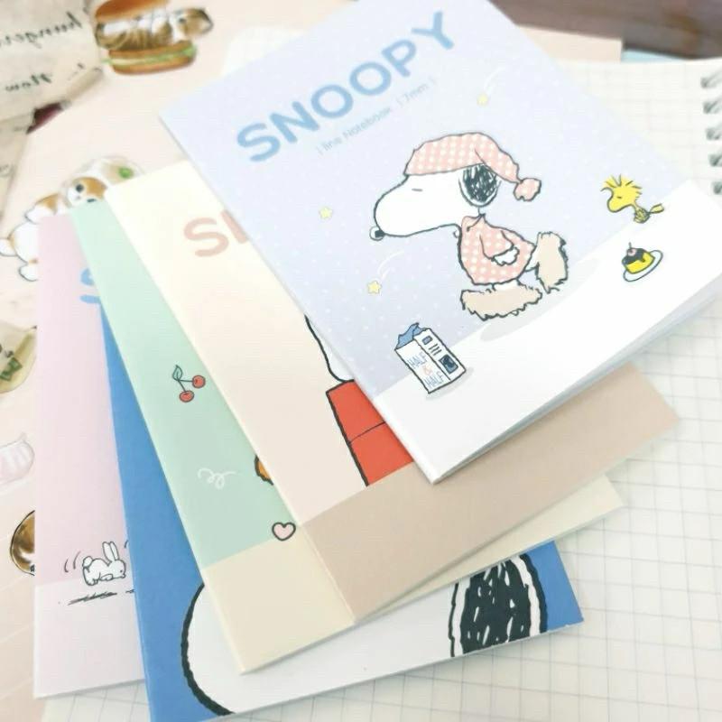 現貨正版 史努比 口袋筆記本 5入小筆記本 snoopy 查理布朗 胡士托 隨身筆記 口袋筆記 記事本 備忘錄-細節圖4