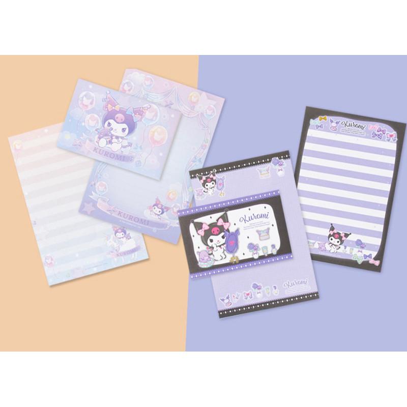 現貨正版 三麗鷗 信紙套組 酷洛米信紙 信封 手寫信箋 家書 情書 寫信 可愛信封 可愛信紙-細節圖2