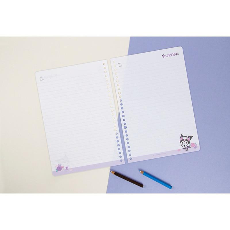 現貨正版 三麗鷗 26孔活頁內紙B5 酷洛米26孔活頁紙 28頁入 人魚漢頓活頁紙 活頁式 80磅 活頁紙文具-細節圖5