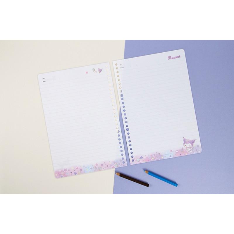 現貨正版 三麗鷗 26孔活頁內紙B5 酷洛米26孔活頁紙 28頁入 人魚漢頓活頁紙 活頁式 80磅 活頁紙文具-細節圖6