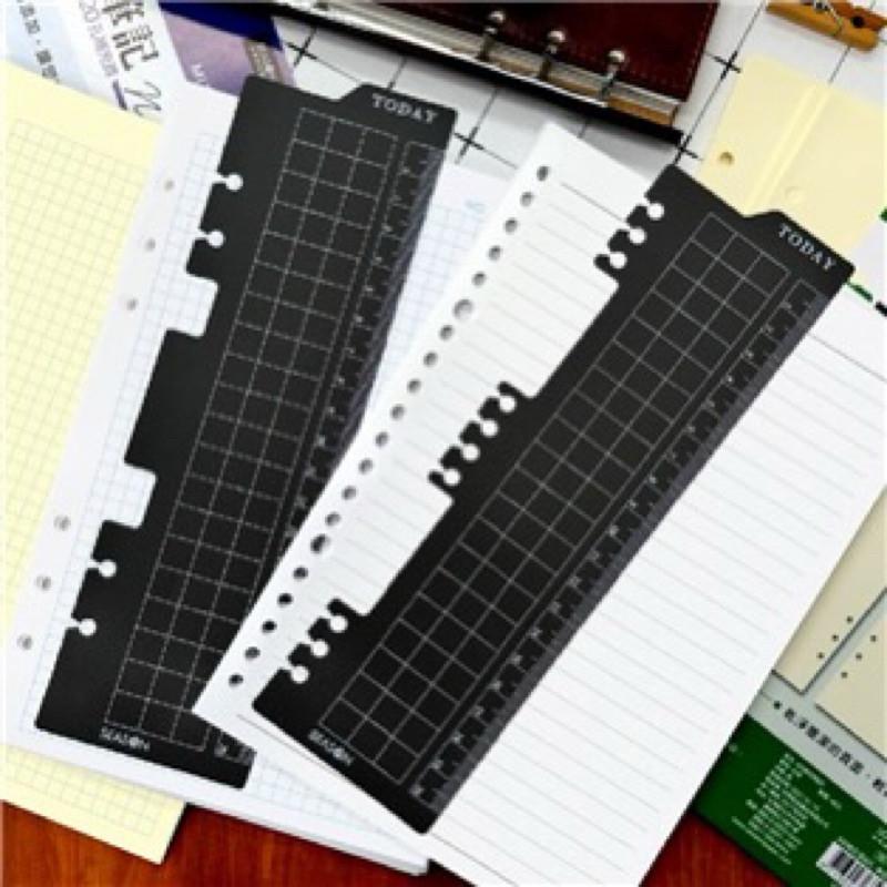 現貨正版 A5補充頁6孔20孔 尺規 萬用手冊 直尺 活頁-細節圖2