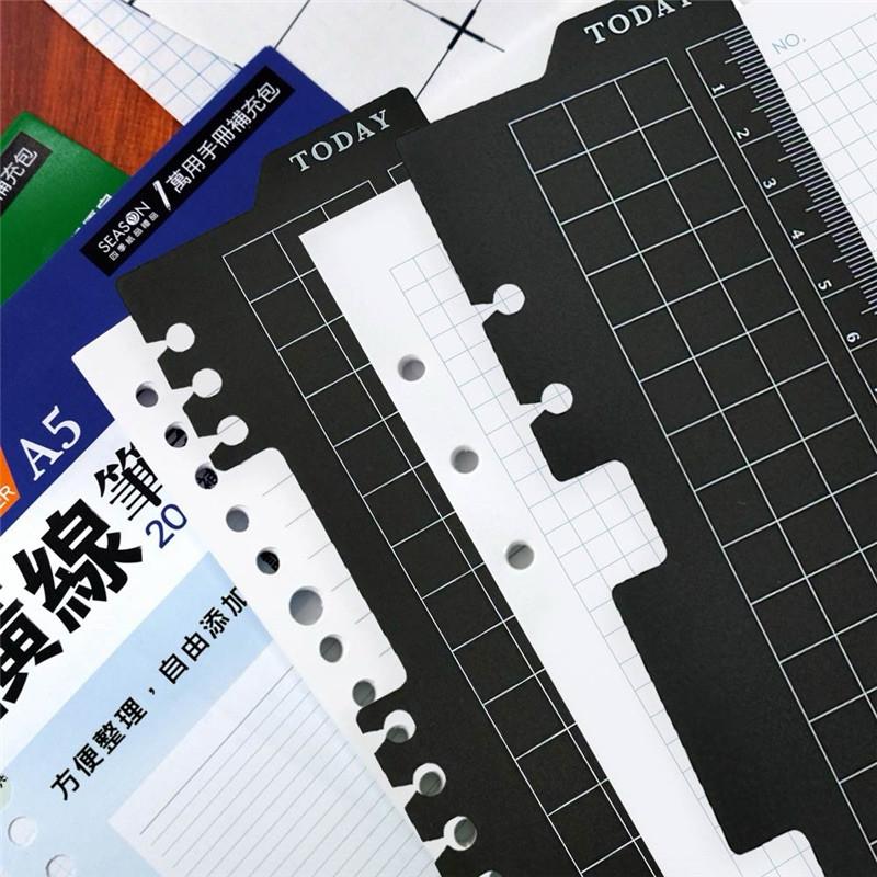 現貨正版 A5補充頁6孔20孔 尺規 萬用手冊 直尺 活頁-細節圖9