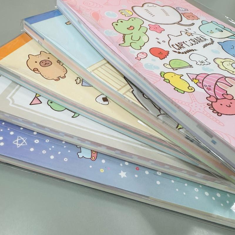 現貨正版 水豚 彩色便條本 卡皮巴拉便條紙 便條紙 便條本 計算紙 備忘便條紙 紙條本 便條紙 便條本 記事本-細節圖5