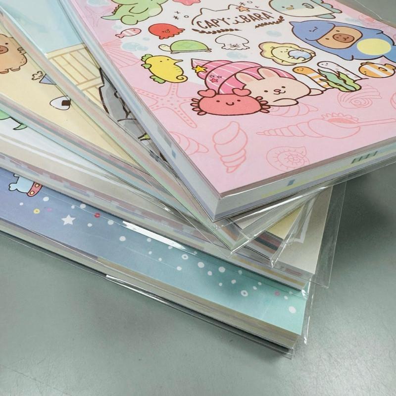 現貨正版 水豚 彩色便條本 卡皮巴拉便條紙 便條紙 便條本 計算紙 備忘便條紙 紙條本 便條紙 便條本 記事本-細節圖6