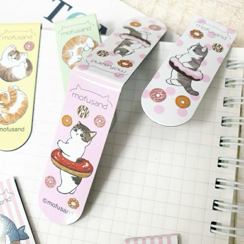 現貨正版 貓福珊迪 2入磁鐵書夾 貓福珊迪 書籤 磁性書籤 文具 貓咪書夾 卡通書籤 可愛書籤-細節圖5