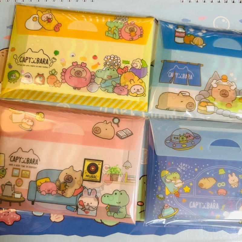 現貨正版 卡皮巴拉 便條紙 80張入便條紙 水豚 小便條包 記事紙條 小信紙 備忘錄 留言便條紙 MEMO 隨身 台灣製-細節圖2