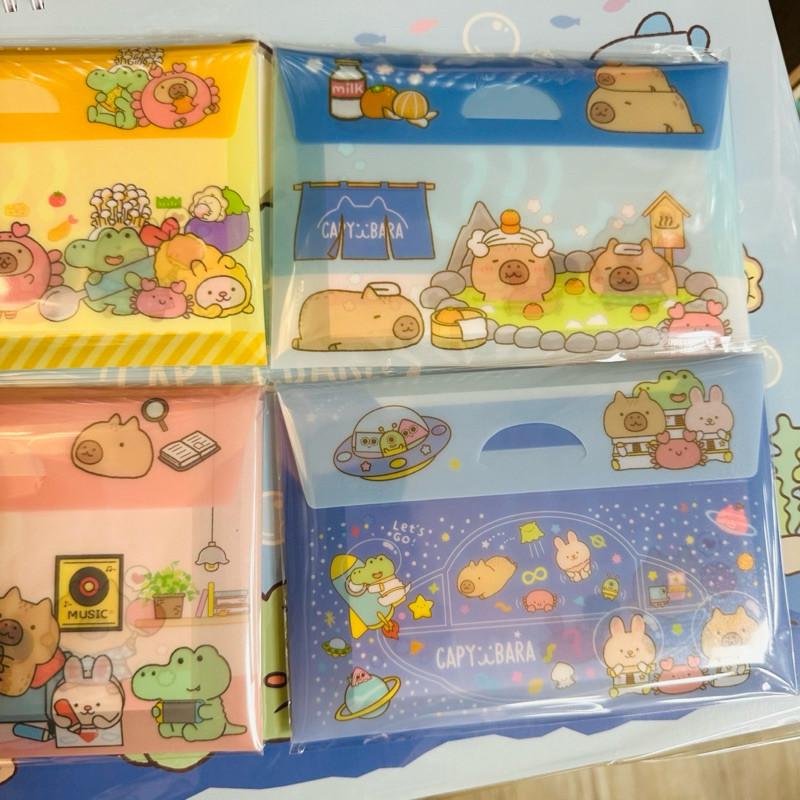 現貨正版 卡皮巴拉 便條紙 80張入便條紙 水豚 小便條包 記事紙條 小信紙 備忘錄 留言便條紙 MEMO 隨身 台灣製-細節圖3