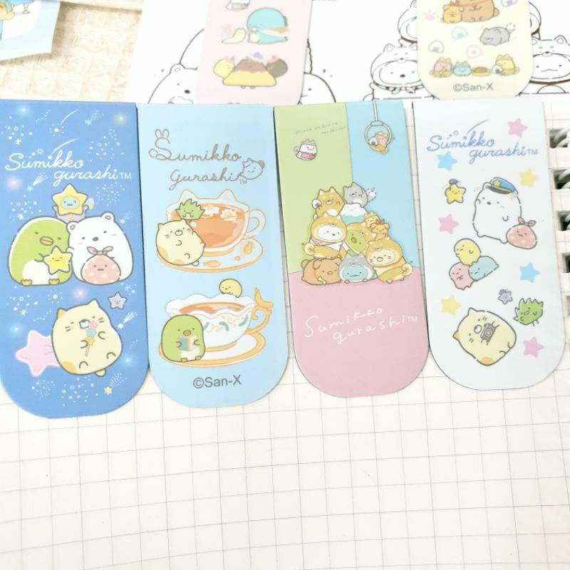 現貨正版 角落小夥伴 磁性書籤 磁鐵書夾 角落生物 書籤 可愛書夾 造型書籤 白熊 恐龍 炸蝦 書夾 台灣製-細節圖2