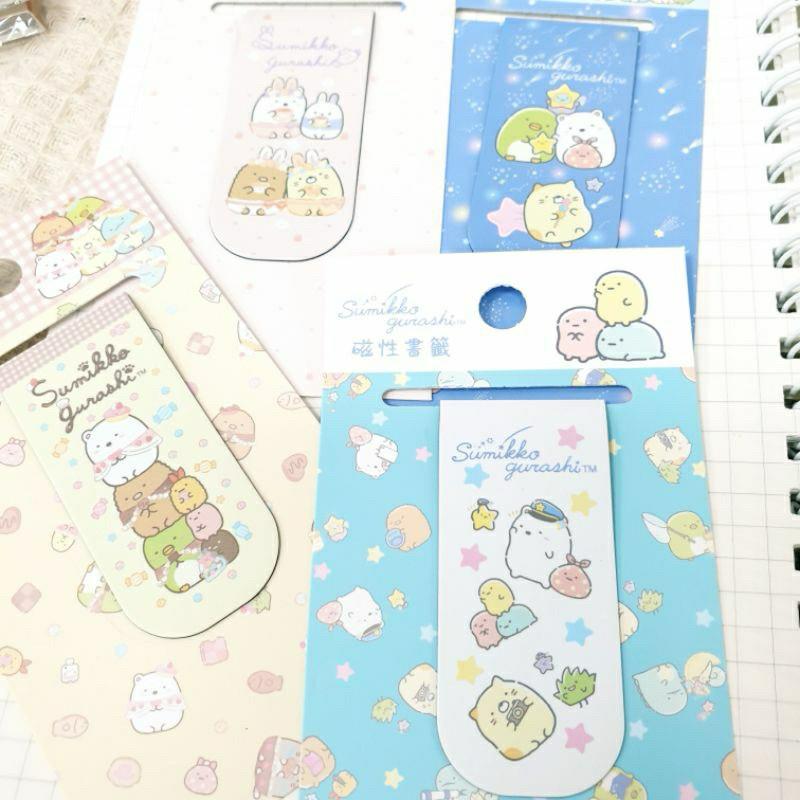 現貨正版 角落小夥伴 磁性書籤 磁鐵書夾 角落生物 書籤 可愛書夾 造型書籤 白熊 恐龍 炸蝦 書夾 台灣製-細節圖4