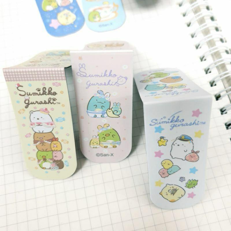 現貨正版 角落小夥伴 磁性書籤 磁鐵書夾 角落生物 書籤 可愛書夾 造型書籤 白熊 恐龍 炸蝦 書夾 台灣製-細節圖6