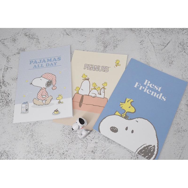 現貨正版 史努比 空白筆記本  25k空白筆記本 定頁筆記 方格 記事本 查理布朗 胡士托 25k筆記 固頁筆記本 Sn-細節圖2