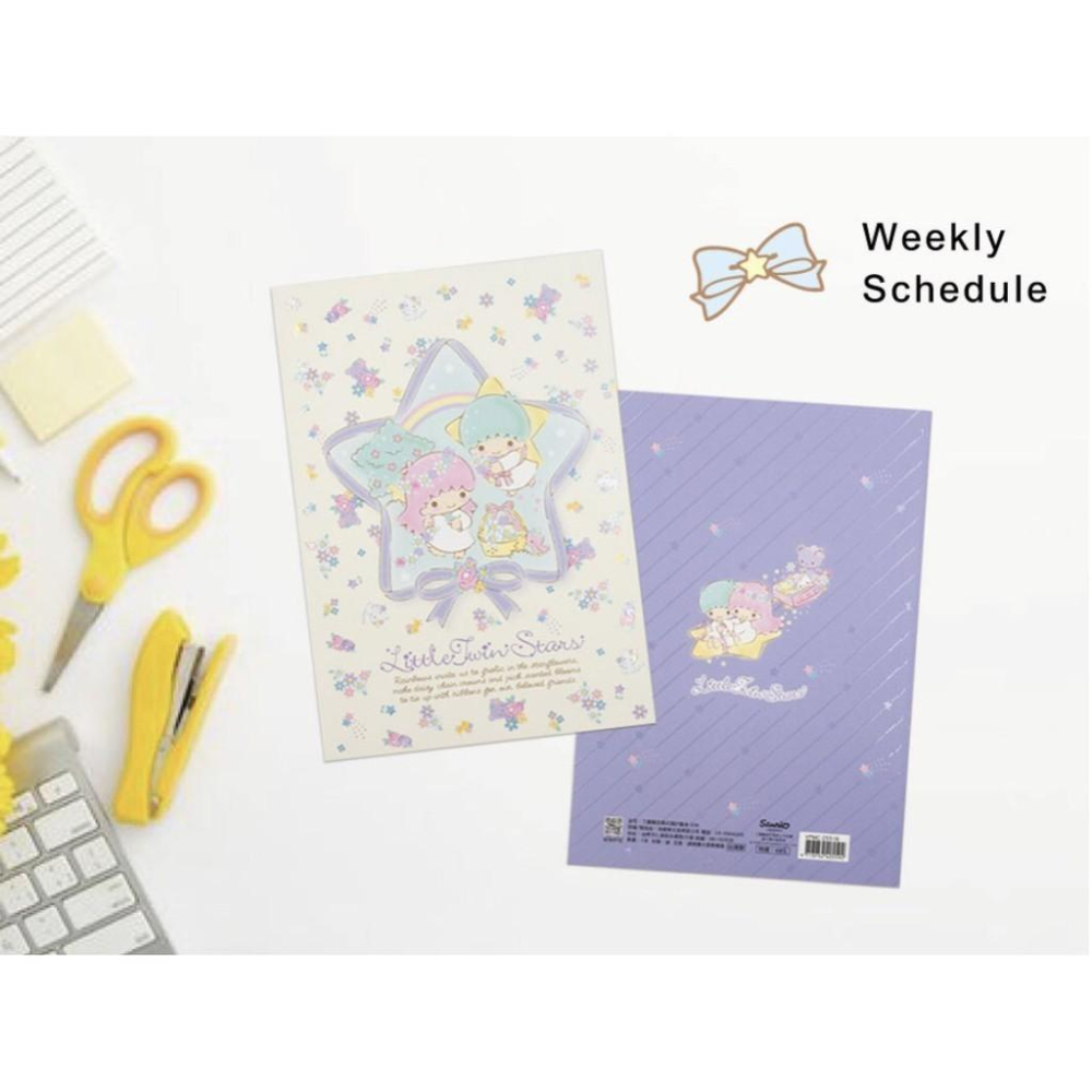 現貨正版 三麗鷗自填式週計畫本 25k HELLO KITTY週計畫 雙子星週誌 大寶日誌 學生計畫 年度計劃 行程規劃-細節圖7