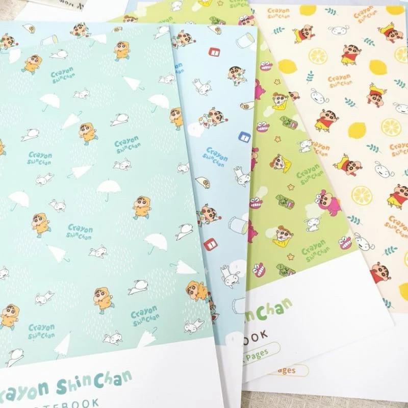 現貨正版 蠟筆小新16K空白固頁筆記本 空白筆記 定頁筆記 小白 小葵 巧克比 空白記事本 塗鴉本 野原新之助 16k-細節圖5