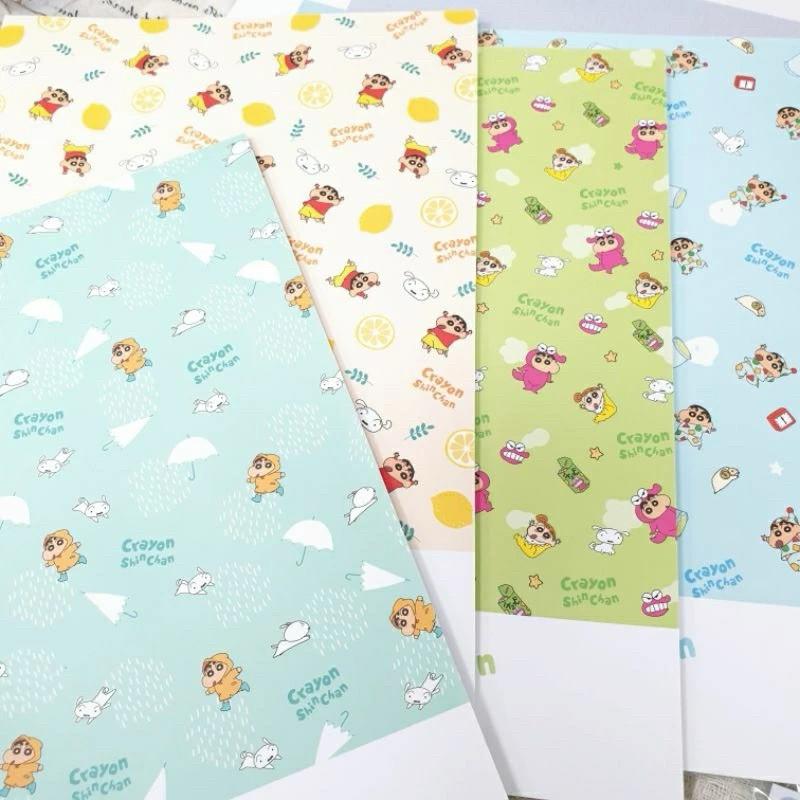 現貨正版 蠟筆小新16K空白固頁筆記本 空白筆記 定頁筆記 小白 小葵 巧克比 空白記事本 塗鴉本 野原新之助 16k-細節圖7