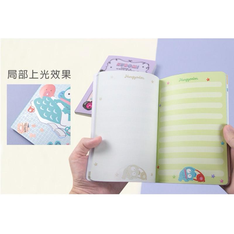現貨正版 三麗鷗 好可愛定頁筆記本 32K筆記本 人魚漢頓定頁可撕筆記 彩色筆記本 酷洛米 信紙 便條紙本 備忘 筆記本-細節圖2
