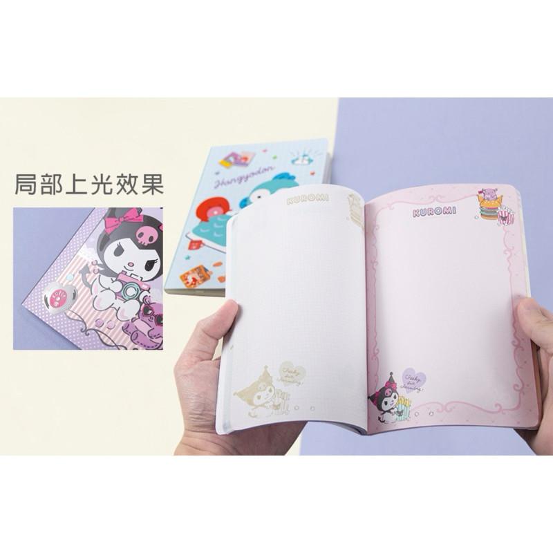 現貨正版 三麗鷗 好可愛定頁筆記本 32K筆記本 人魚漢頓定頁可撕筆記 彩色筆記本 酷洛米 信紙 便條紙本 備忘 筆記本-細節圖6