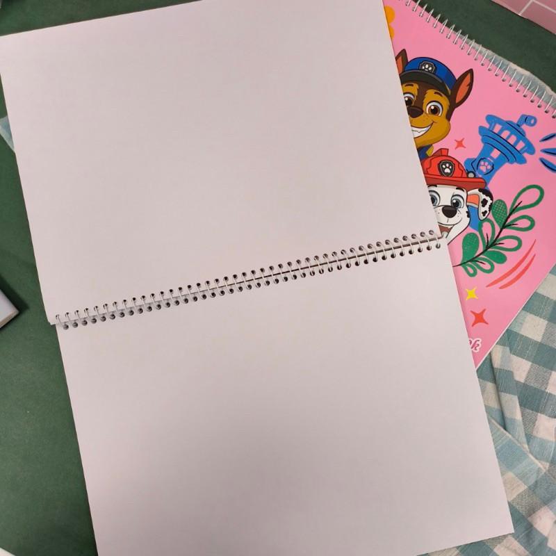 現貨正版 汪汪隊立大功 可愛剪貼素描本 13K 塗鴉本 畫冊 圖畫紙 畫畫 畫本 繪本 剪貼畫冊 圖畫本 素描本 卡通-細節圖4