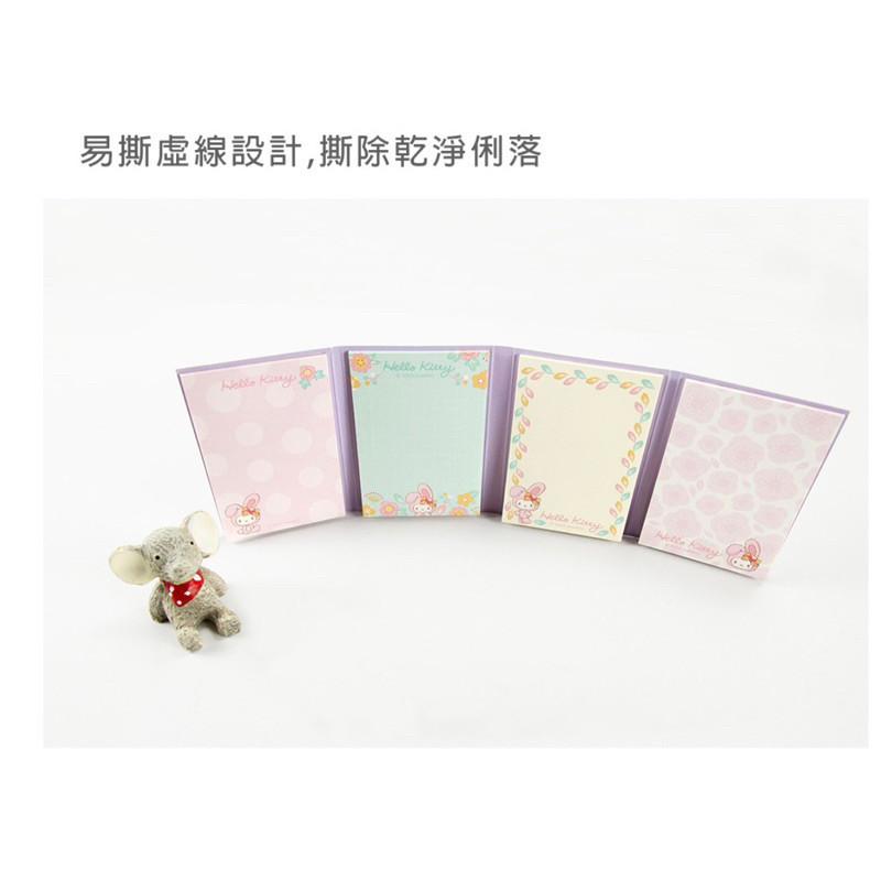 現貨正版 三麗鷗 多摺便條本  kitty 庫洛米 莫普熊便條紙 紙條本 達摩便條紙 四折便條本 備忘 筆記-細節圖5