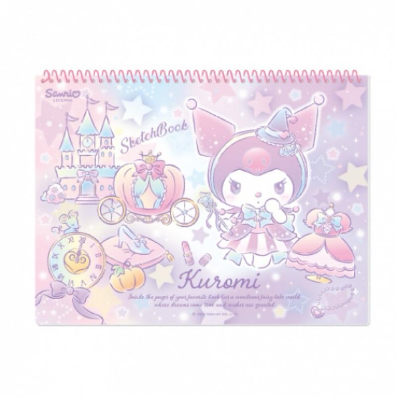 現貨正版 三麗鷗繪圖本 kitty圖畫本 塗鴉冊 外出圖書紙 庫洛米剪貼簿 大耳狗素描本 畫畫本 畫冊 隨手記錄 旅行-細節圖9