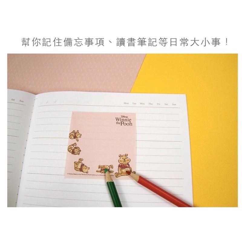 現貨正版 迪士尼便利貼 正方形便利貼 維尼便條紙 備忘 註記 留言貼 維尼 愛麗兒便利貼紙 米奇 奇蒂辦公文具 美人魚-細節圖2