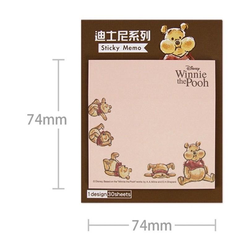 現貨正版 迪士尼便利貼 正方形便利貼 維尼便條紙 備忘 註記 留言貼 維尼 愛麗兒便利貼紙 米奇 奇蒂辦公文具 美人魚-細節圖3