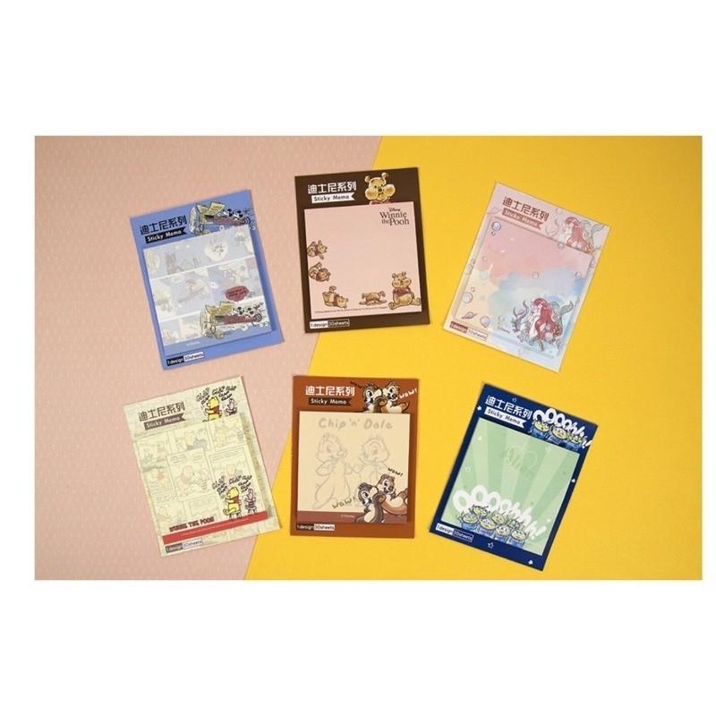 現貨正版 迪士尼便利貼 正方形便利貼 維尼便條紙 備忘 註記 留言貼 維尼 愛麗兒便利貼紙 米奇 奇蒂辦公文具 美人魚-細節圖5