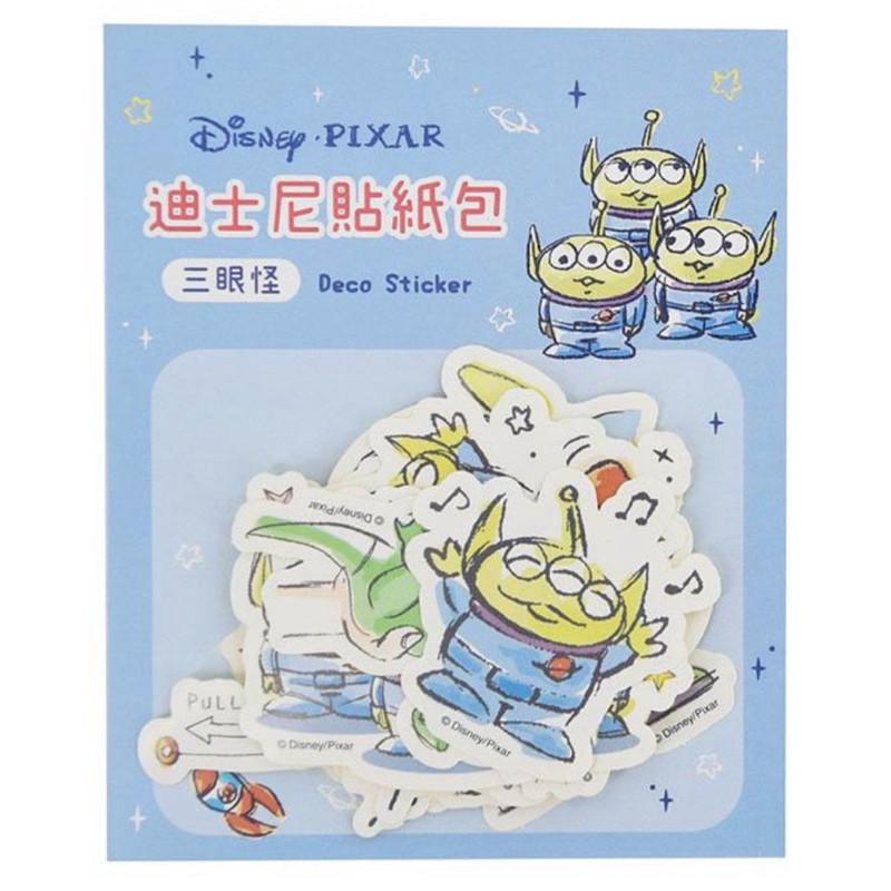 現貨正版 迪士尼 貼紙包 三眼怪 造型貼紙 玩具總動員 裝飾貼紙 手帳貼紙 巴斯光年 胡迪 貼紙 造型裝飾貼 20枚入-細節圖9