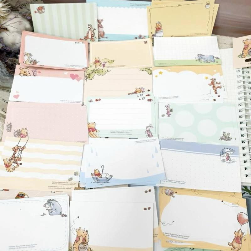 現貨正版 迪士尼 彩色名片卡 維尼 萬用名片卡 18款圖案 108張 小卡片 公主 彩名卡 便條紙 名片卡 留言卡 小禮-細節圖6