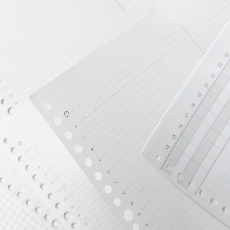 現貨正版 18K26孔活頁紙 B5 內頁 補充頁 活頁紙 橫線 空白 方格 康乃爾 五線譜 筆記 備忘 會議紀錄 企劃案-細節圖8