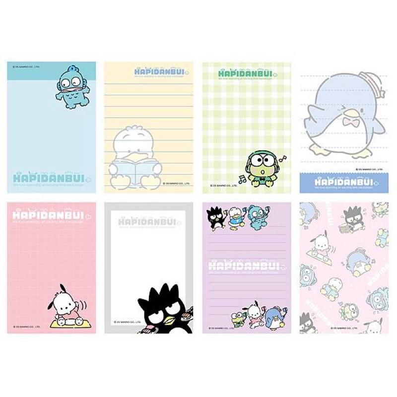 現貨正版 三麗鷗 便條包(小) 酷洛米 便條紙 大耳狗 帕恰狗 記事紙條 酷企鵝 小信紙 備忘錄 64張入 留言便條紙-細節圖7