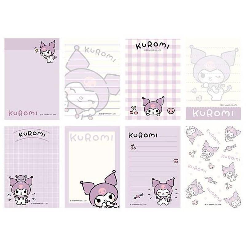 現貨正版 三麗鷗 便條包(小) 酷洛米 便條紙 大耳狗 帕恰狗 記事紙條 酷企鵝 小信紙 備忘錄 64張入 留言便條紙-細節圖9