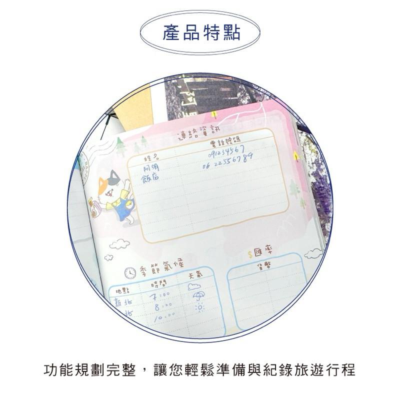 現貨正版 旅遊手記 50K旅遊手記PVC 旅行筆記本 旅游計劃本 50K 行程日記本 票卡收據 附PVC夾鏈袋 紀念郵戳-細節圖6