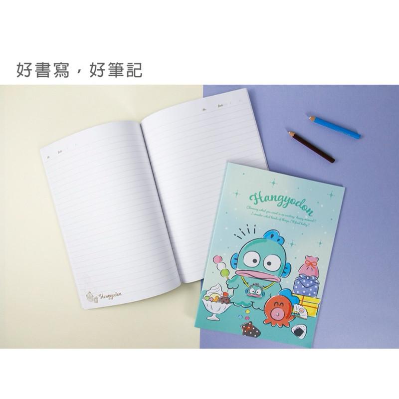 現貨正版 三麗鷗16K定頁筆記 人魚漢頓筆記本 橫線筆記本 記事本 備忘錄-細節圖3