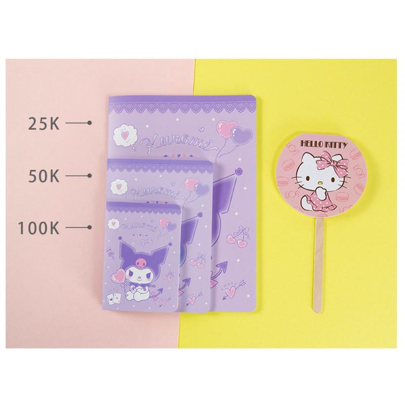 現貨正版 三麗鷗 定頁筆記 橫線筆記本 KITTY 酷洛米 記事本 備忘 行程規劃-細節圖9