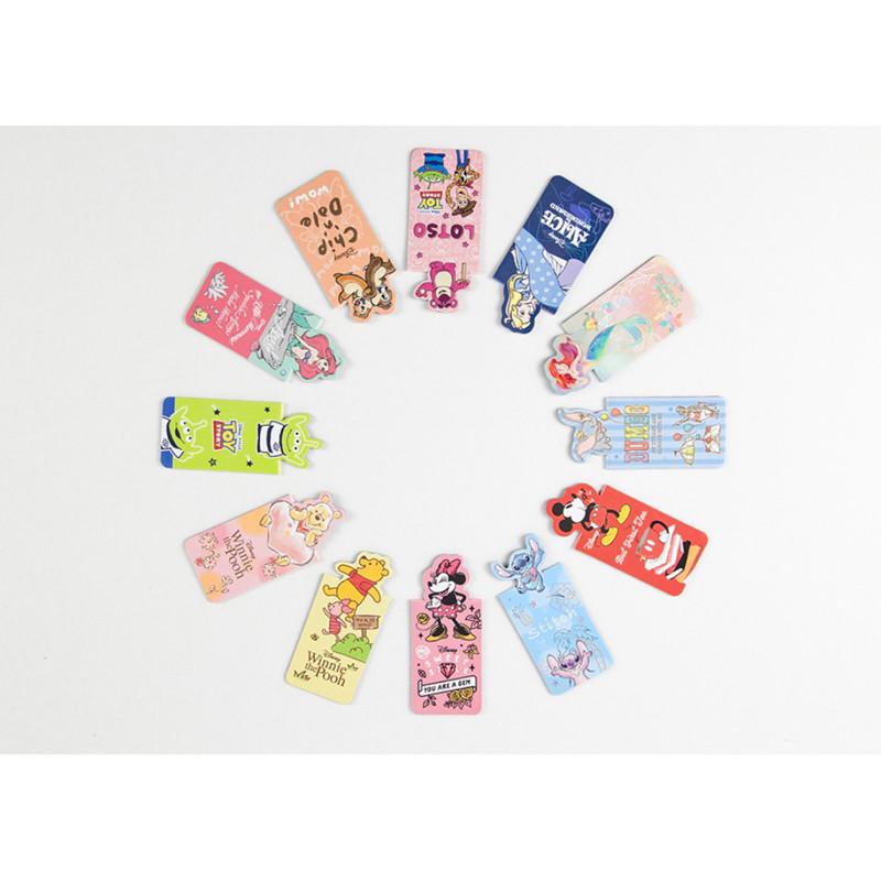 現貨正版 迪士尼磁性書籤 1入 書夾 維尼 愛麗絲 米奇 公主 重點書籤 看書必備 熊抱哥 奇蒂 史迪奇 玩具總動員-細節圖6