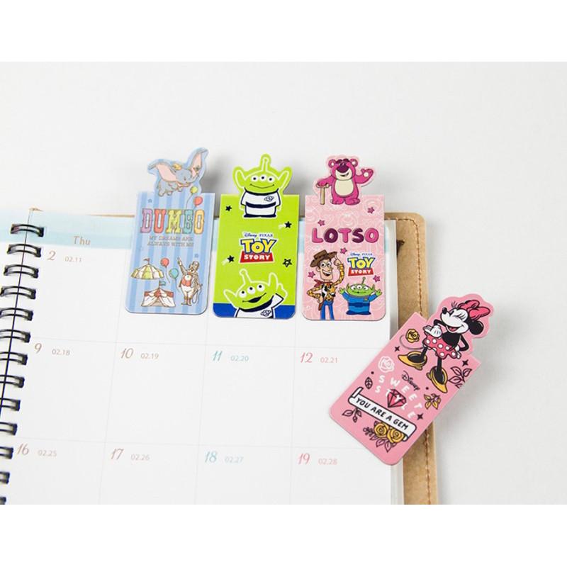 現貨正版 迪士尼磁性書籤 1入 書夾 維尼 愛麗絲 米奇 公主 重點書籤 看書必備 熊抱哥 奇蒂 史迪奇 玩具總動員-細節圖8