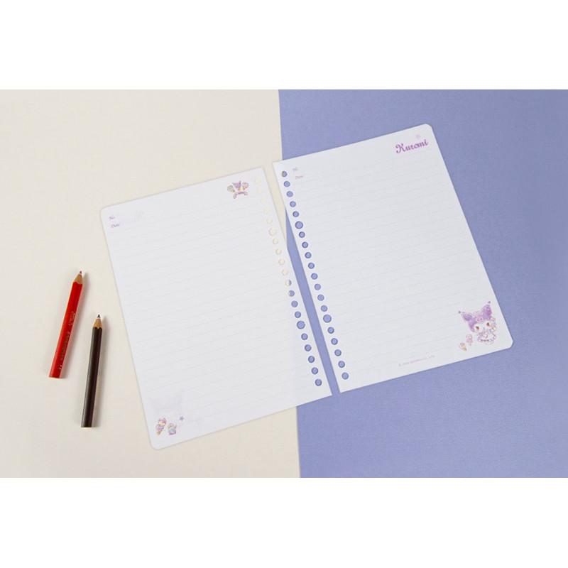現貨正版 三麗鷗20孔活頁內紙 kitty活頁紙 A5 20孔 20頁入 酷洛米活頁紙 人魚漢頓活頁式 80磅-細節圖6