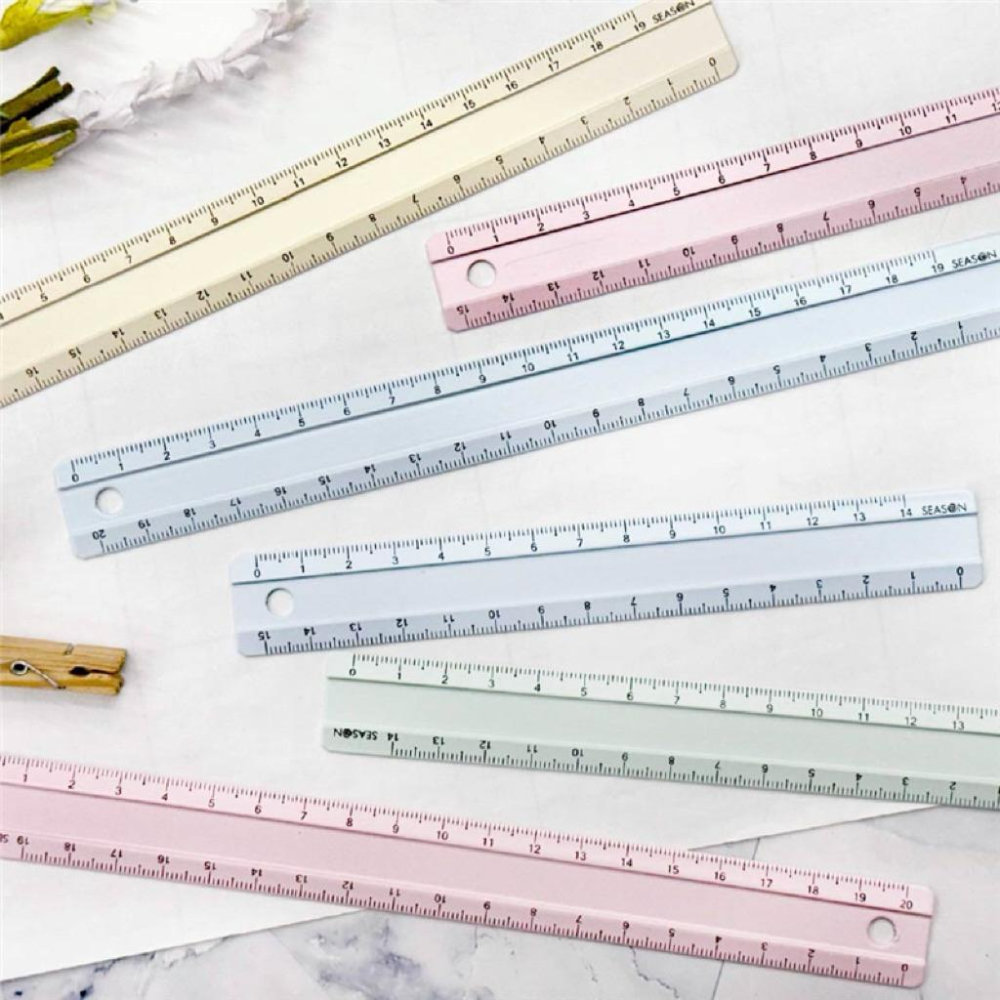 現貨正版 防滑鋁尺20cm 20公分尺 文具 直尺 鋁尺 20cm尺-細節圖9