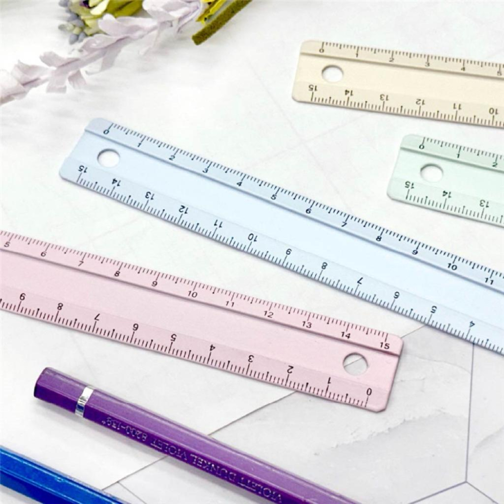 現貨正版 防滑鋁尺15cm 15公分尺 文具 直尺 可愛卡通尺 15cm尺-細節圖7